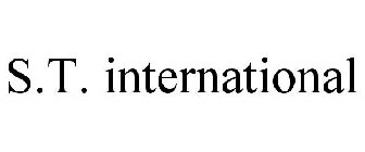 S.T. INTERNATIONAL