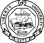 LIBERTY UNIVERSITY KNOWLEDGE AFLAME FOUNDED 1971