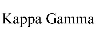 KAPPA GAMMA