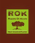 ROK REPUBLIC OF KERATIN HAIR CONTROL FACTOR