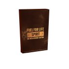 FUEL FOR LIFE SPIRIT VOLUME 75ML VOLUME 75ML USE WITH EXTREME CAUTION EAU DE TOILETTE POUR HOMME E75 ML 2.5 FL.OZ. VAPORSATEUR NATURAL SPRAY