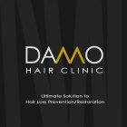 DAMO HAIR CLINIC ULTIMATE SOLUTION TO HAIR LOSS PREVENTION/RESTORATION