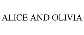 ALICE AND OLIVIA