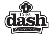 DAILY'S DASH YUM ON THE RUN.