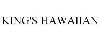 KING'S HAWAIIAN