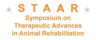 STAAR SYMPOSIUM ON THERAPEUTIC ADVANCESIN ANIMAL REHABILITATIONN ANIMAL REHABILITATION