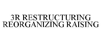 3R RESTRUCTURING REORGANIZING RAISING