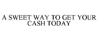 A SWEET WAY TO GET YOUR CASH TODAY