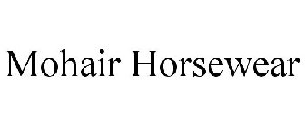 MOHAIR HORSEWEAR