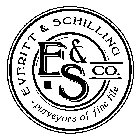 EVERITT & SCHILLNG E&S CO. · PURVEYORS OF FINE TILE