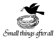 SMALL THINGS AFTER ALL