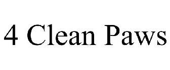 4 CLEAN PAWS