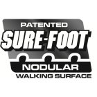 PATENTED SURE-FOOT NODULAR WALKING SURFACE