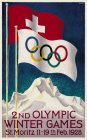 2ND OLYMPIC WINTER GAMES ST.MORTIZ 11-19TH FEB.1928