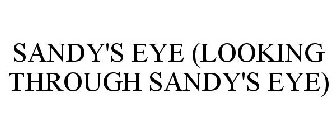 SANDY'S EYE (LOOKING THROUGH SANDY'S EYE)