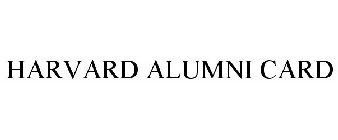 HARVARD ALUMNI CARD