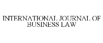 INTERNATIONAL JOURNAL OF BUSINESS LAW