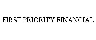 FIRST PRIORITY FINANCIAL