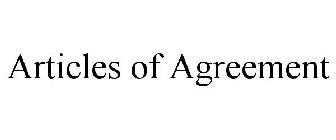 ARTICLES OF AGREEMENT