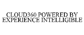 CLOUD360 POWERED BY EXPERIENCE INTELLIGIBLE