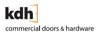 KDH COMMERCIAL DOORS & HARDWARE