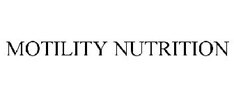 MOTILITY NUTRITION