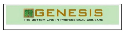 GENISIS THE BOTTOM LINE IN PROFESSIONALSKINCARE