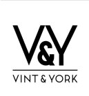 V&Y VINT & YORK
