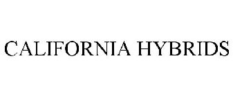 CALIFORNIA HYBRIDS