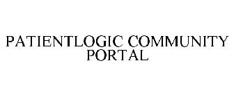 PATIENTLOGIC COMMUNITY PORTAL