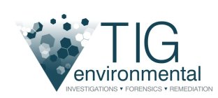 TIG ENVIRONMENTAL INVESTIGATIONS FORENSICS REMEDIATION