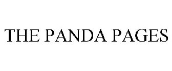 THE PANDA PAGES