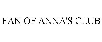 FAN OF ANNA'S CLUB
