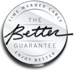 TIME WARNER CABLE ENJOY BETTER THE BETTER GUARANTEE