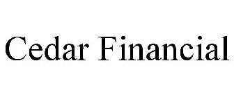 CEDAR FINANCIAL