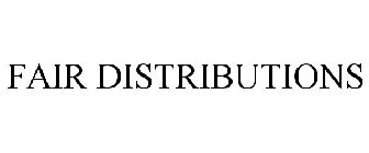 FAIR DISTRIBUTIONS