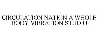 CIRCULATION NATION A WHOLE BODY VIBRATION STUDIO