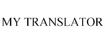 MY TRANSLATOR