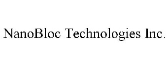 NANOBLOC TECHNOLOGIES INC.