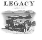 LEGACY CALROSE RICE