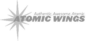 AUTHENTIC. AWESOME. ATOMIC. ATOMIC WINGS