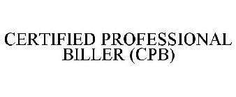 CERTIFIED PROFESSIONAL BILLER (CPB)