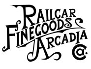 RAILCAR FINEGOODS ARCADIA CA.