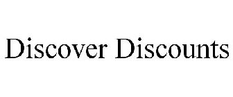 DISCOVER DISCOUNTS