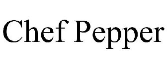 CHEF PEPPER