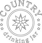 COUNTRY DRINKING JAR
