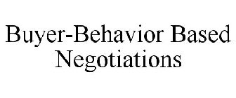 BUYER-BEHAVIOR BASED NEGOTIATIONS