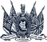 HAMPTON LACROSSE CLUB 1928 LE JEU DE LACROSSE FINEST QUALITY GOODS HLC