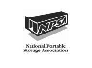 NPSA NATIONAL PORTABLE STORAGE ASSOCIATION