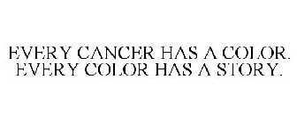 EVERY CANCER HAS A COLOR. EVERY COLOR HAS A STORY.